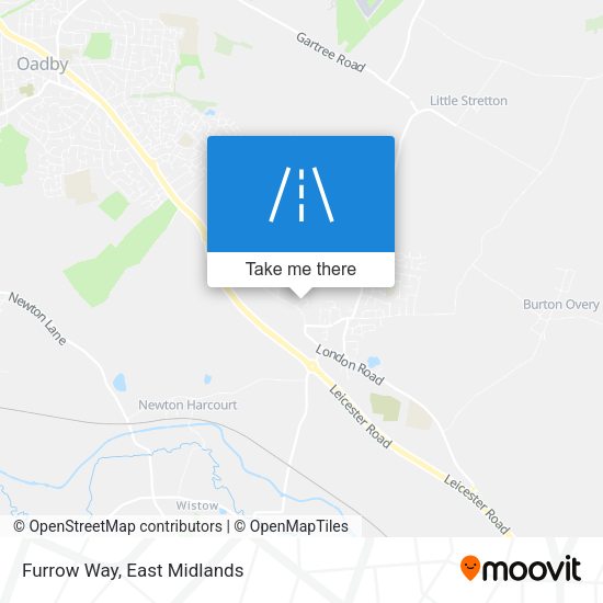 Furrow Way map