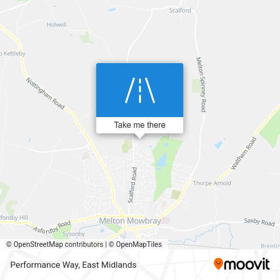 Performance Way map