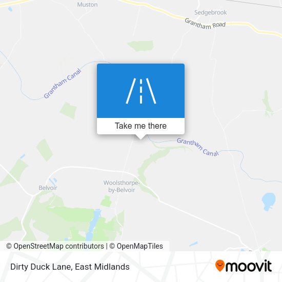 Dirty Duck Lane map