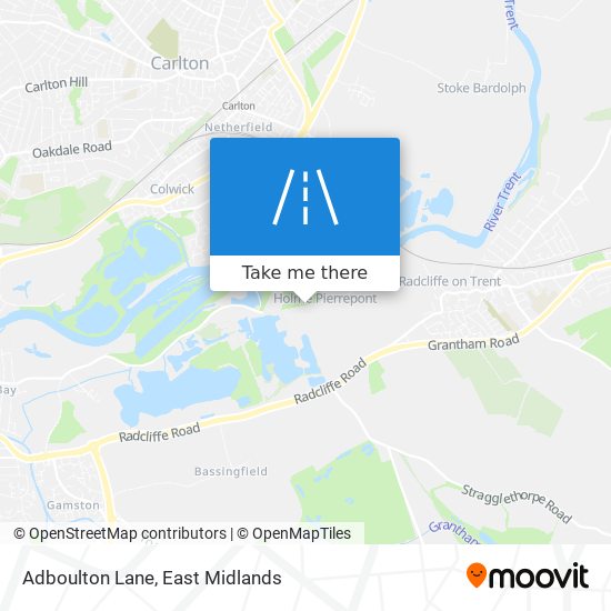 Adboulton Lane map