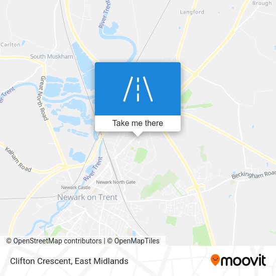 Clifton Crescent map
