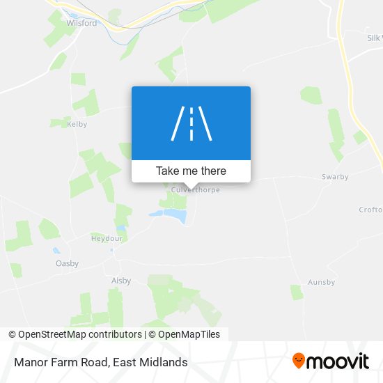 Manor Farm Road map