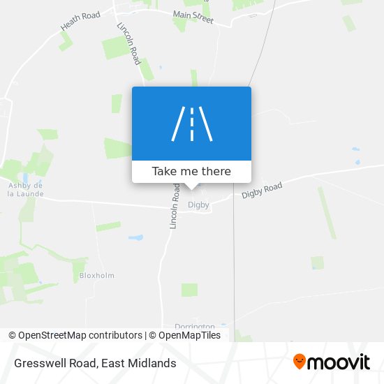 Gresswell Road map