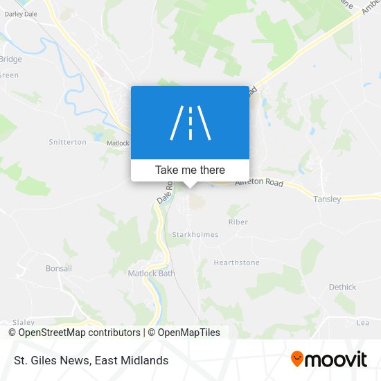 St. Giles News map