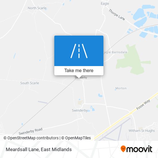 Meardsall Lane map
