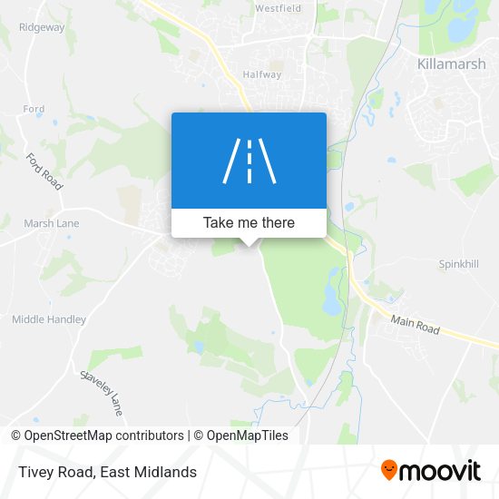 Tivey Road map