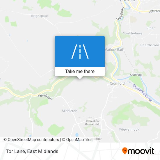 Tor Lane map