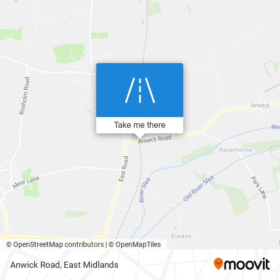 Anwick Road map