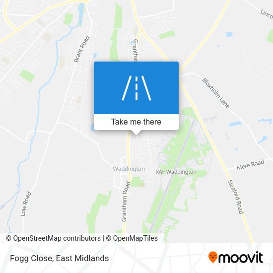 Fogg Close map