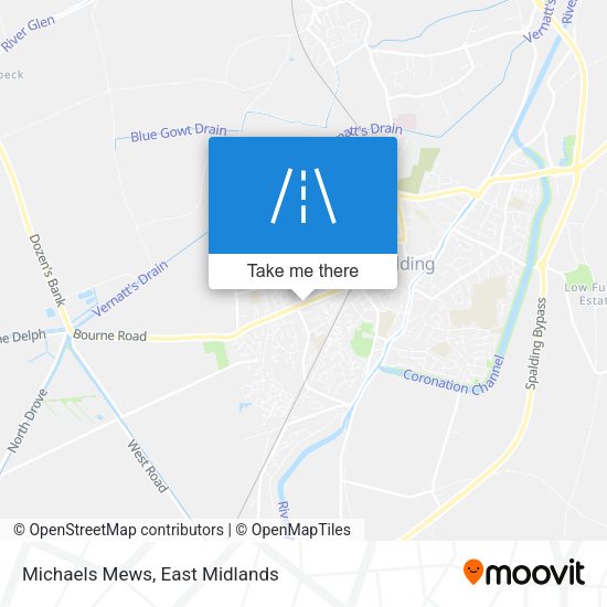 Michaels Mews map