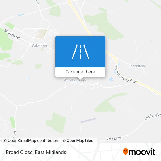 Broad Close map