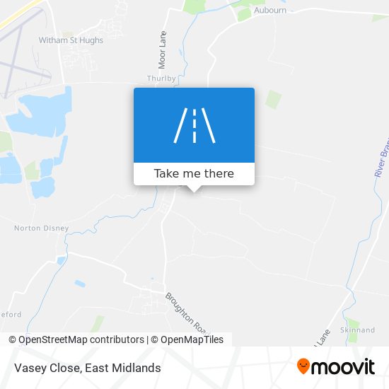 Vasey Close map