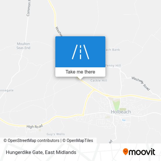 Hungerdike Gate map