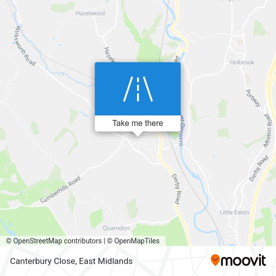Canterbury Close map
