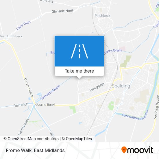 Frome Walk map