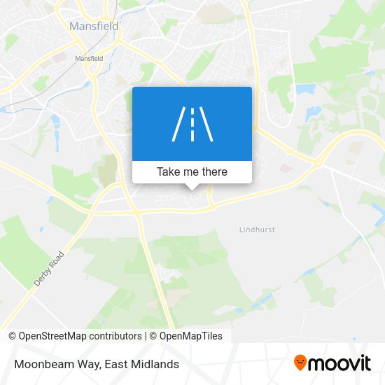 Moonbeam Way map