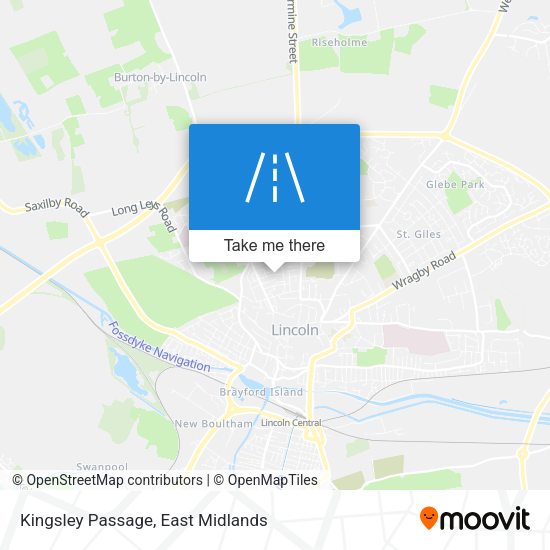 Kingsley Passage map