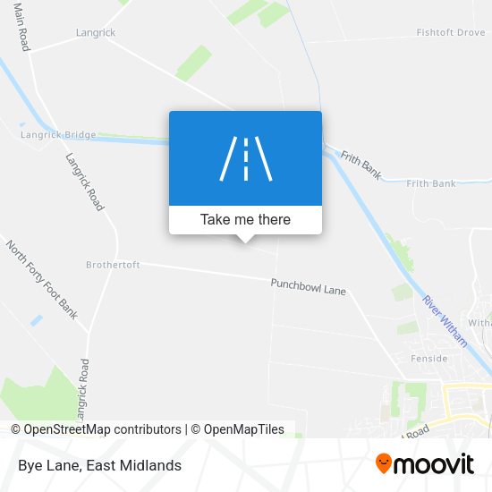 Bye Lane map