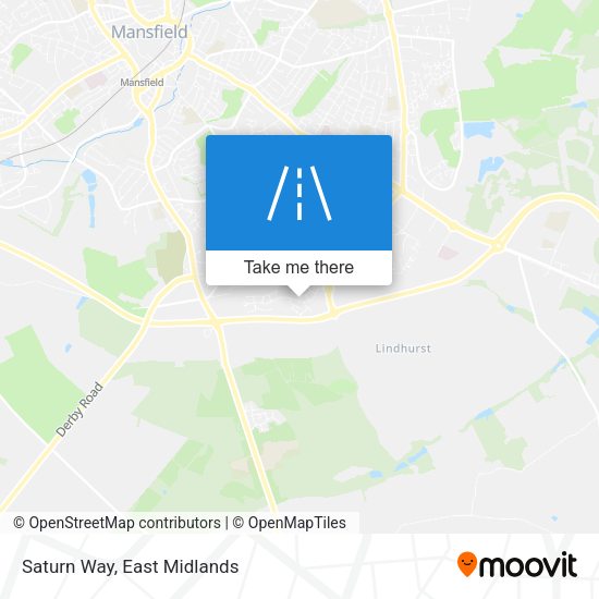 Saturn Way map