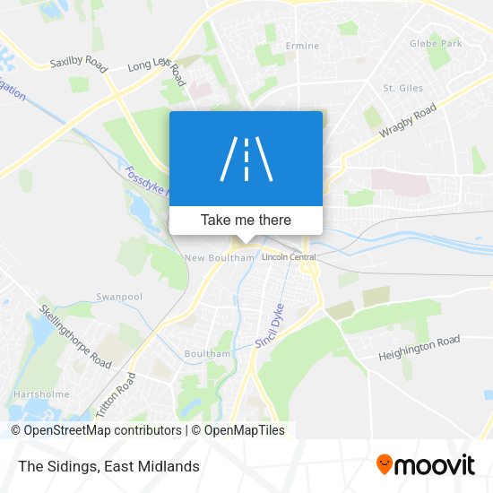 The Sidings map