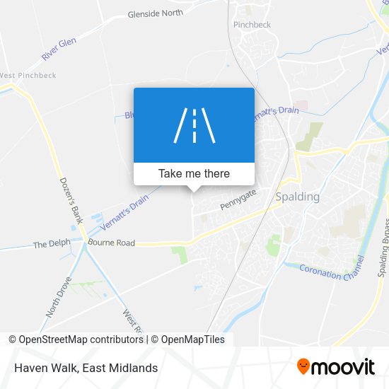 Haven Walk map