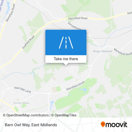 Barn Owl Way map