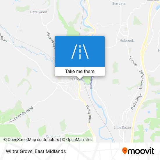Wiltra Grove map