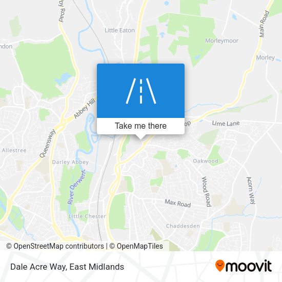 Dale Acre Way map