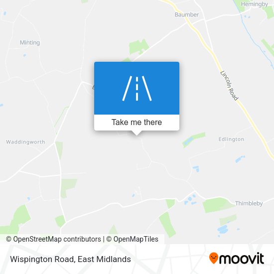 Wispington Road map