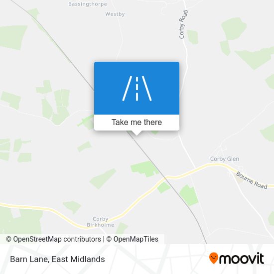 Barn Lane map