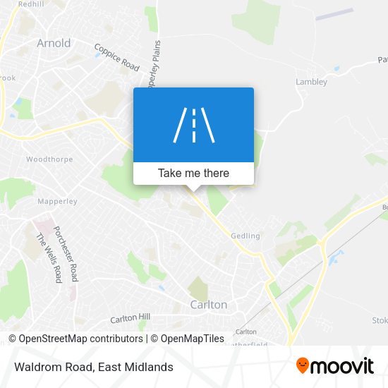 Waldrom Road map