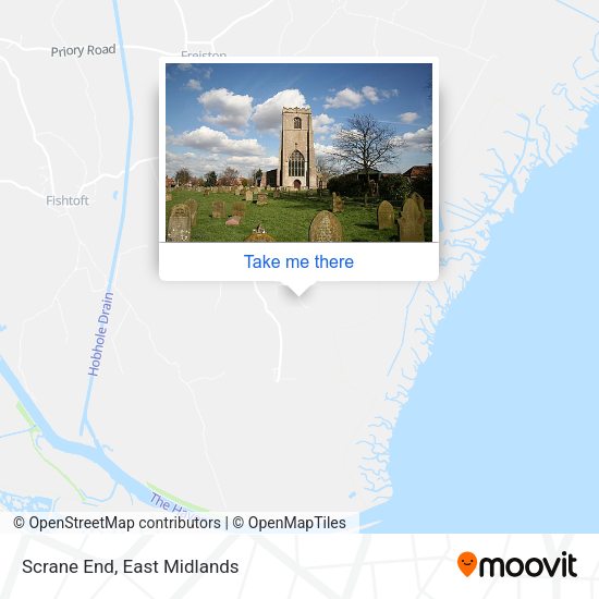 Scrane End map