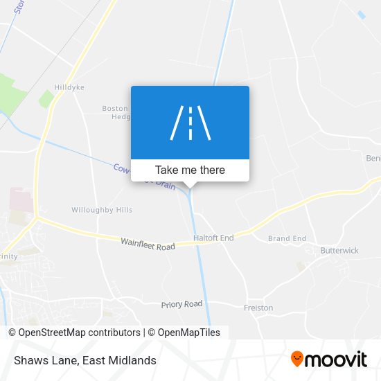 Shaws Lane map
