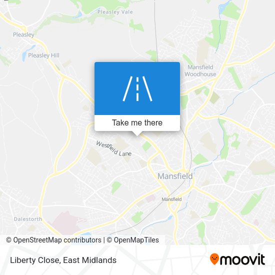 Liberty Close map