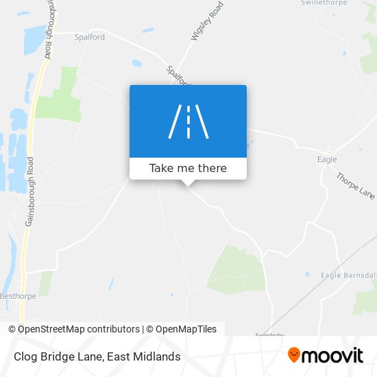 Clog Bridge Lane map