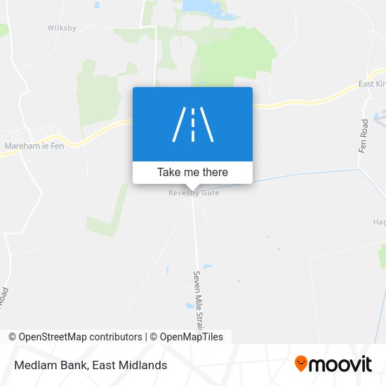 Medlam Bank map