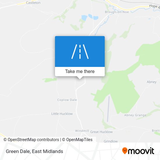 Green Dale map