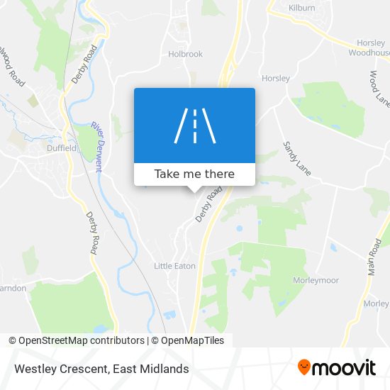 Westley Crescent map