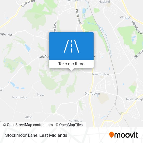 Stockmoor Lane map