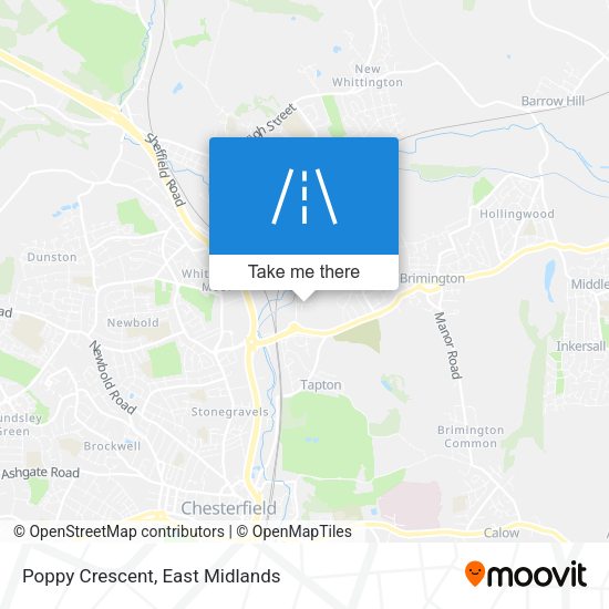 Poppy Crescent map