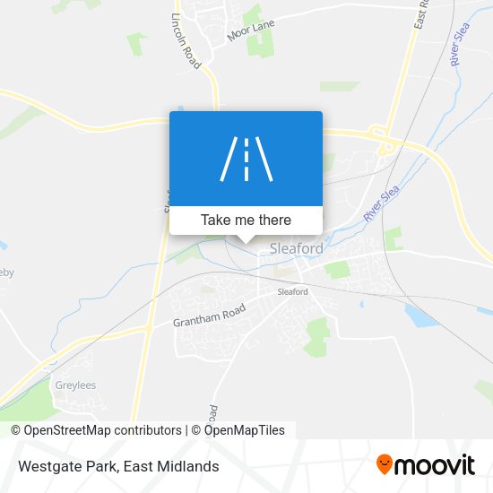 Westgate Park map