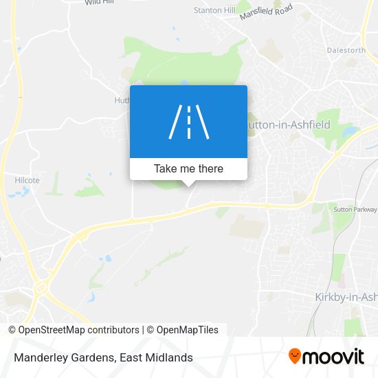 Manderley Gardens map