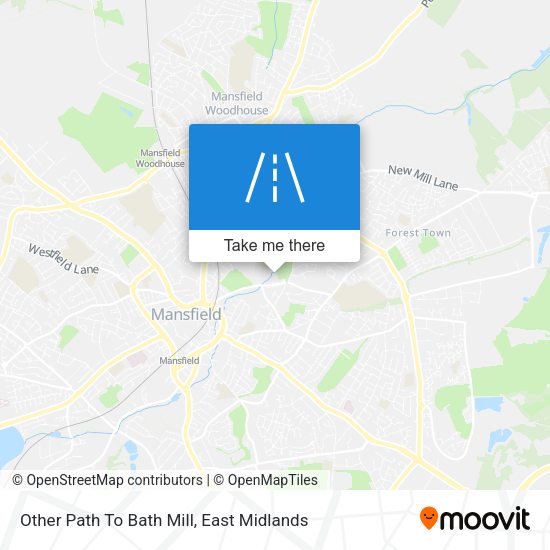 Other Path To Bath Mill map