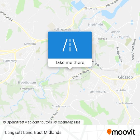 Langsett Lane map