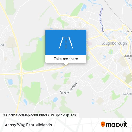 Ashby Way map