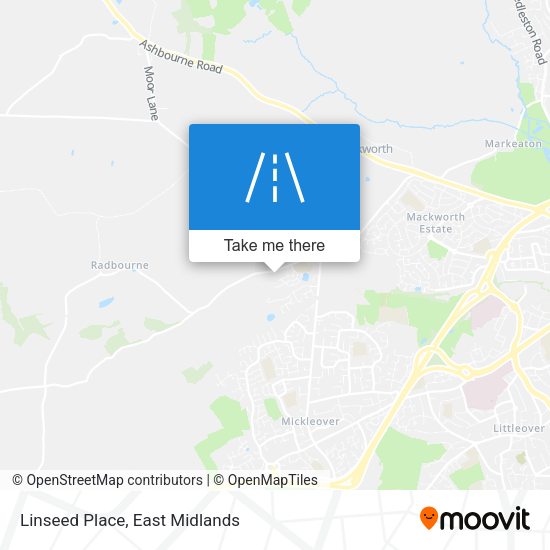 Linseed Place map
