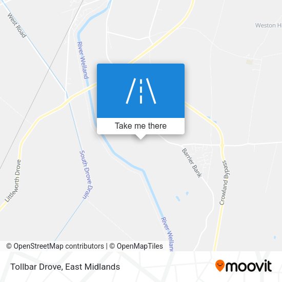 Tollbar Drove map