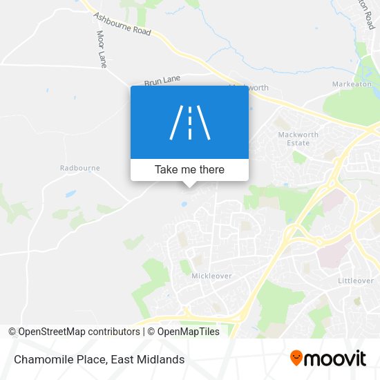 Chamomile Place map