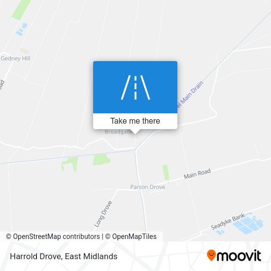 Harrold Drove map