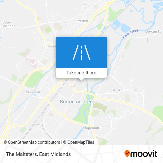 The Maltsters map